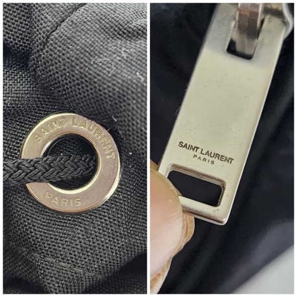 Authentic Saint Laurent Hunting Backpack Black - Picture 5 of 12